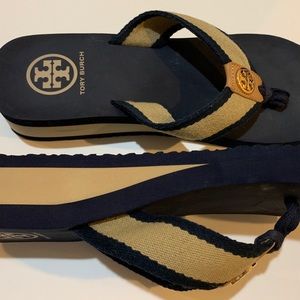 Tory Burch flip flops size 7